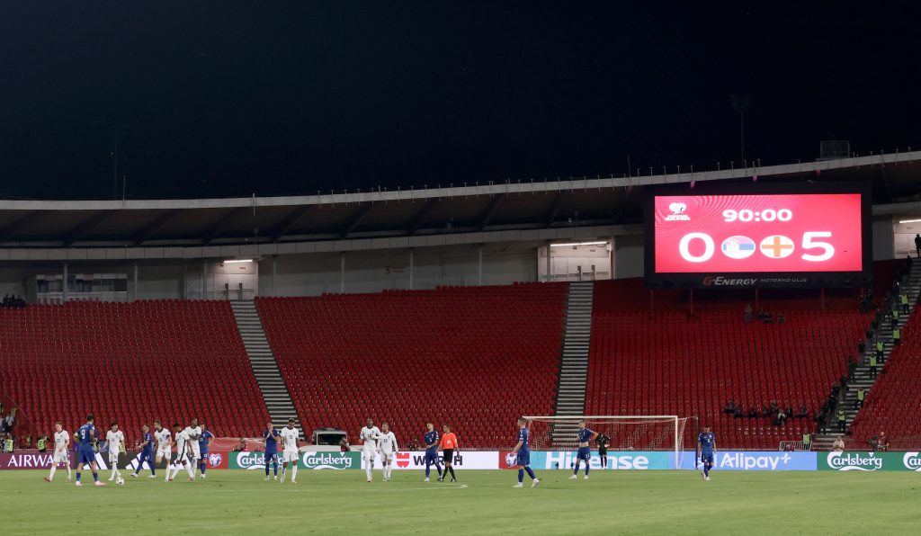 Serbia vs England, FIFA World Cup 2026 European Qualifier Group K football match