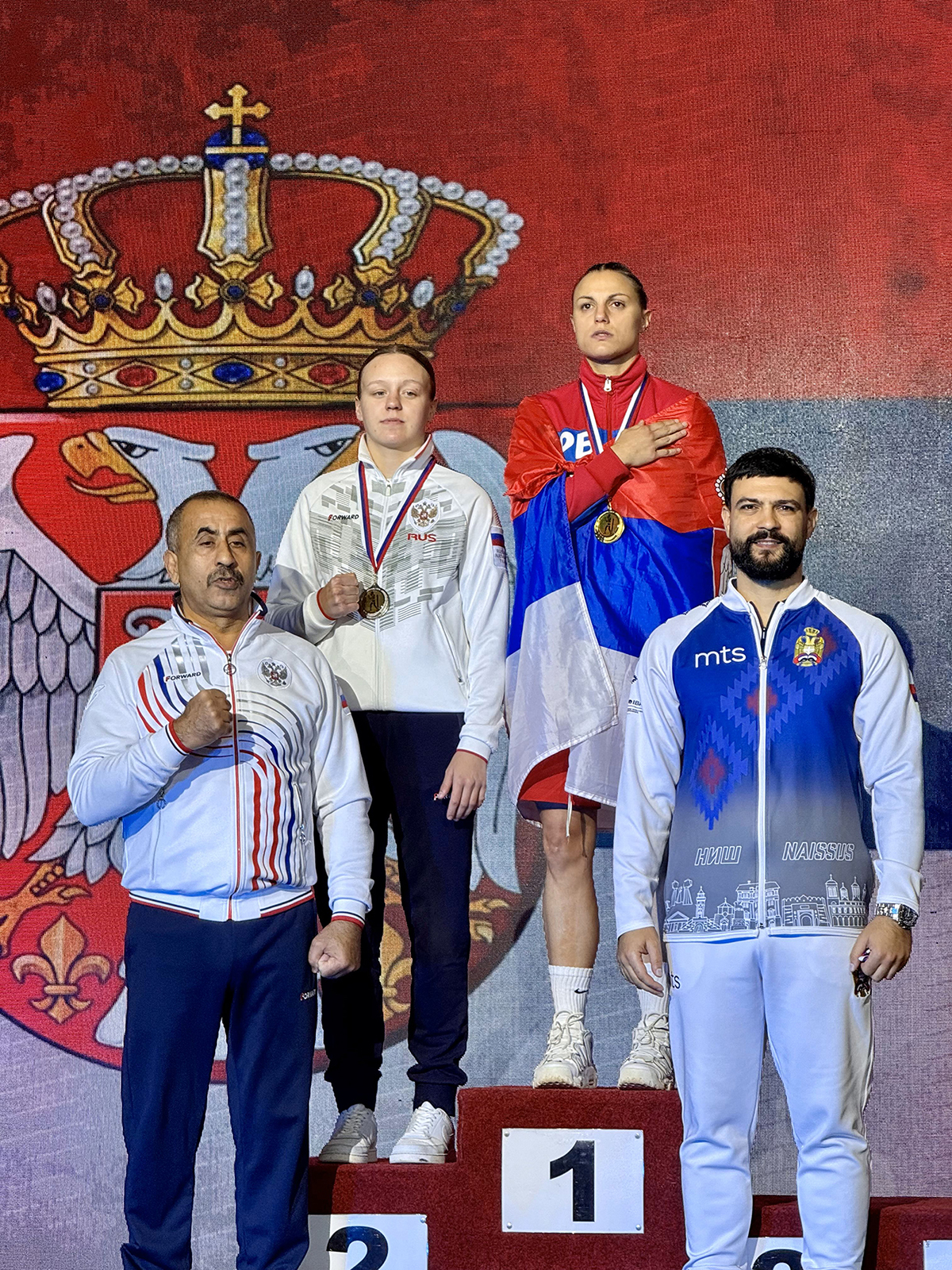 Andjela Brankovic na pobednickom postolju Andjela Brankovic na pobednickom postolju