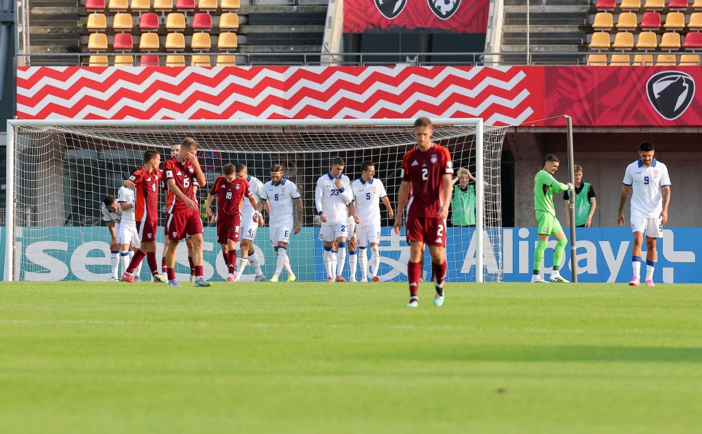 Latvia vs Serbia, FIFA World Cup 2026 European Qualifier Group K football match