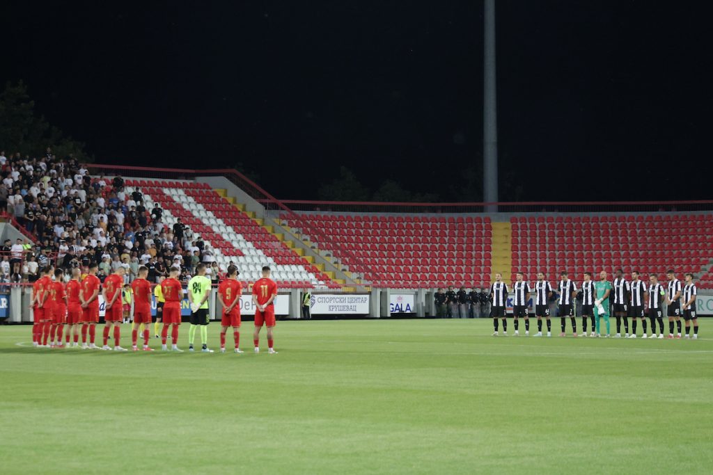 Napredak v Partizan, Serbian Super League, Superliga Srbije Season 2025/2026, August 10. 2025. Krusevac, Serbia