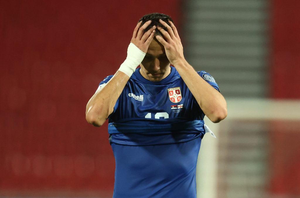 Serbia vs England, FIFA World Cup 2026 European Qualifier Group K football match