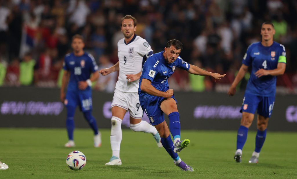Serbia vs England, FIFA World Cup 2026 European Qualifier Group K football match