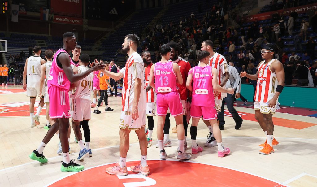 Crvena Zvezda v Mega Superbet in Belgrade, Serbia Round 4, AdmiralBet ABA League Season 2025/26 Group B on 25.10.2025