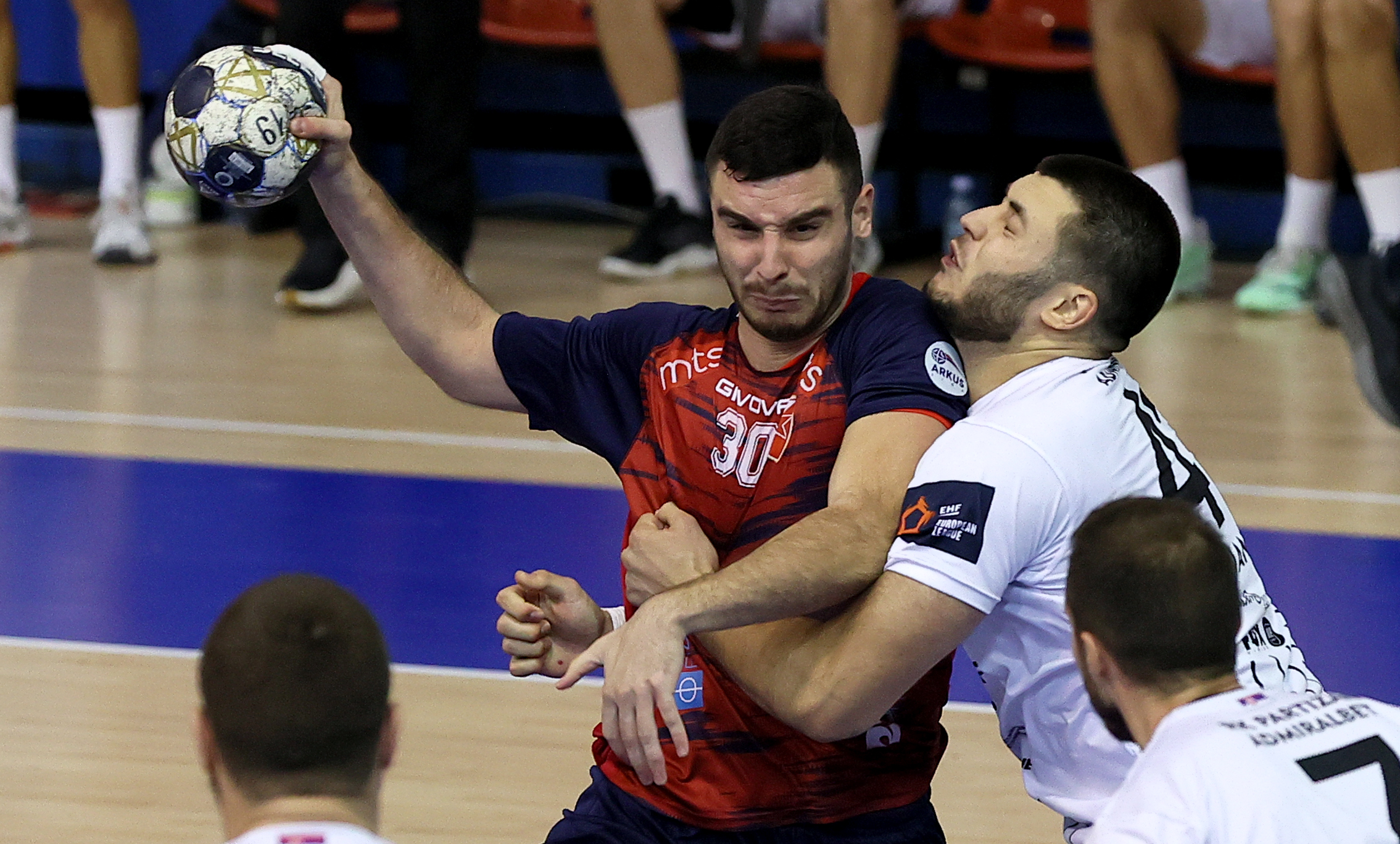 Crvena Zvezda v Partizan handball match, Arkus Liga round 4 Crvena Zvezda v Partizan handball match, Arkus Liga round 4