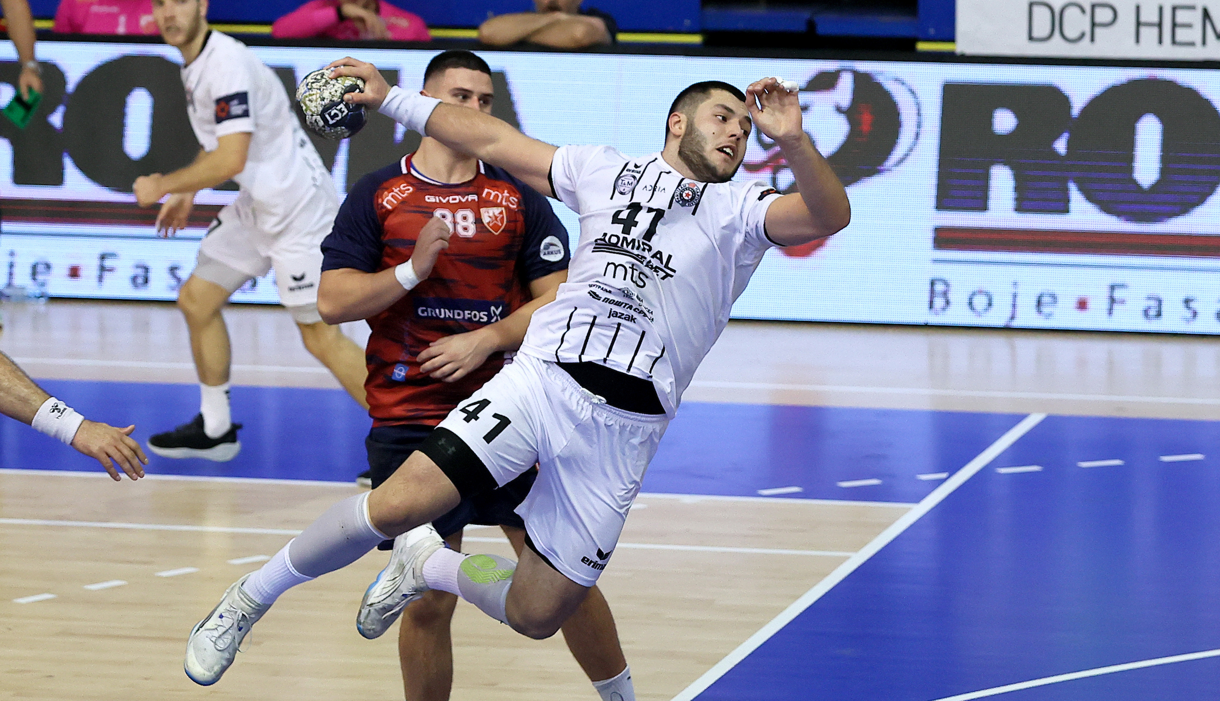 Crvena Zvezda v Partizan handball match, Arkus Liga round 4 Crvena Zvezda v Partizan handball match, Arkus Liga round 4
