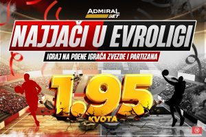 CRNO-BELI U ATINI: DOMAĆIN BEZ VAŽNIH IGRAČA UOČI 13. KOLA  Partizan juri 5. pobedu od 20:15h protiv oslabljenog Panatinaikosa.