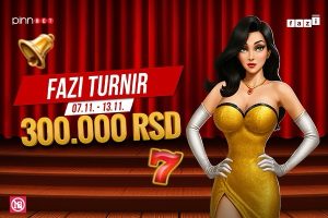 300.000 DINARA U IGRI, SAMO NAJHRABRIJI STIŽU DO VRHA  Vreme je za slot izazov – sedam dana, dvadeset igara i samo četrdeset nagrađenih