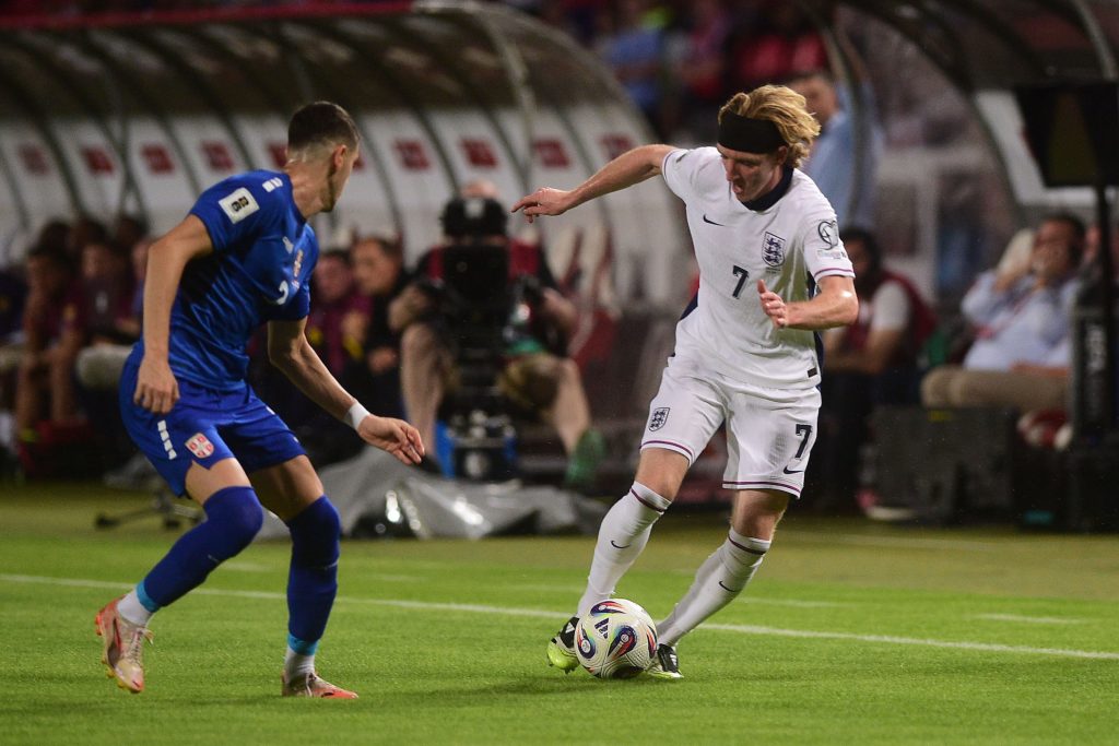 Serbia vs England, FIFA World Cup 2026 European Qualifier Group K football match