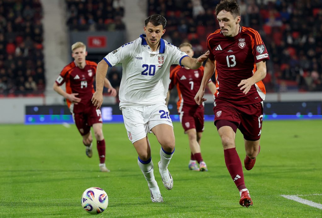 Serbia vs Latvia, Group K World Cup 2026 European Qualifiers