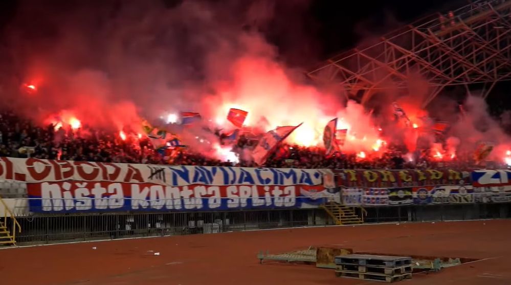 OPET „ZA DOM SPREMNI“: Sramno navijanje na meču Hajduka iz Splita!