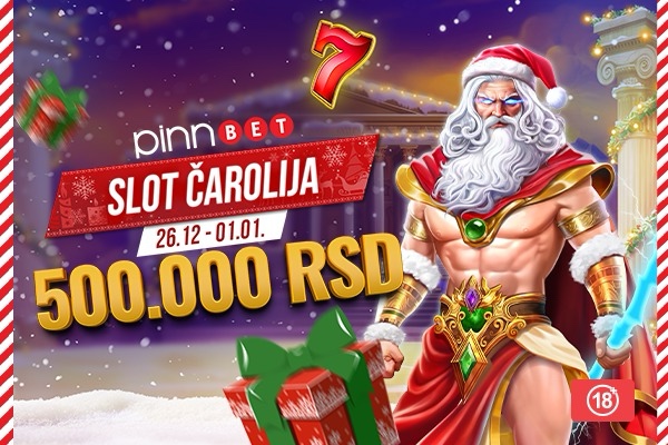 PRAZNIČNA ČAROLIJA OSVAJA PINNBET: Tri turnira, tri tabele i pola miliona razloga za igru!