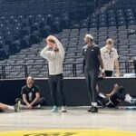 SCENA KOJA RADUJE: Karlik Džons na šuterskom treningu uoči derbija!