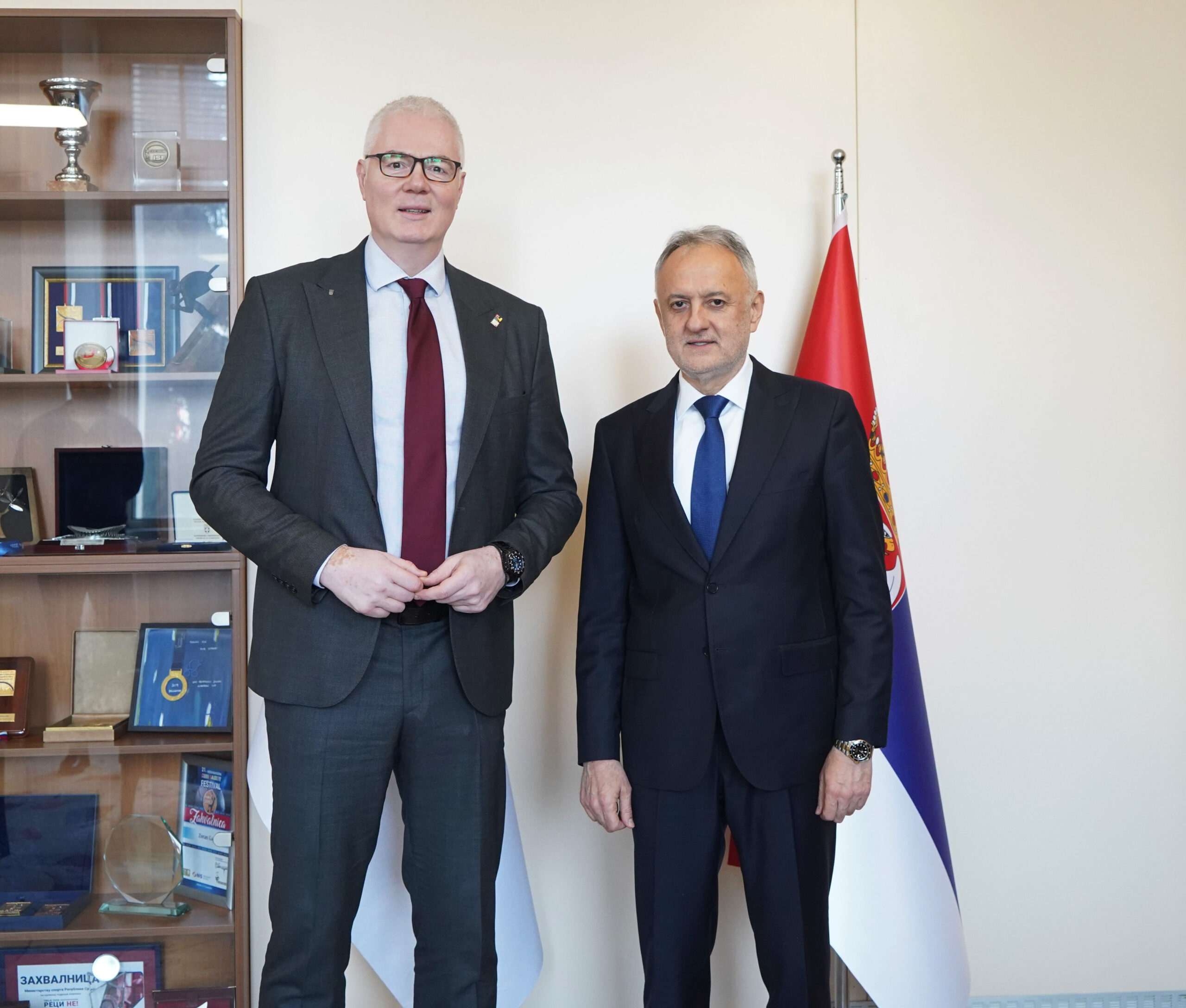 PREMIJERAN SASTANAK NAKON PROMOCIJE: Tomašević posetio Gajića, ministra sporta!