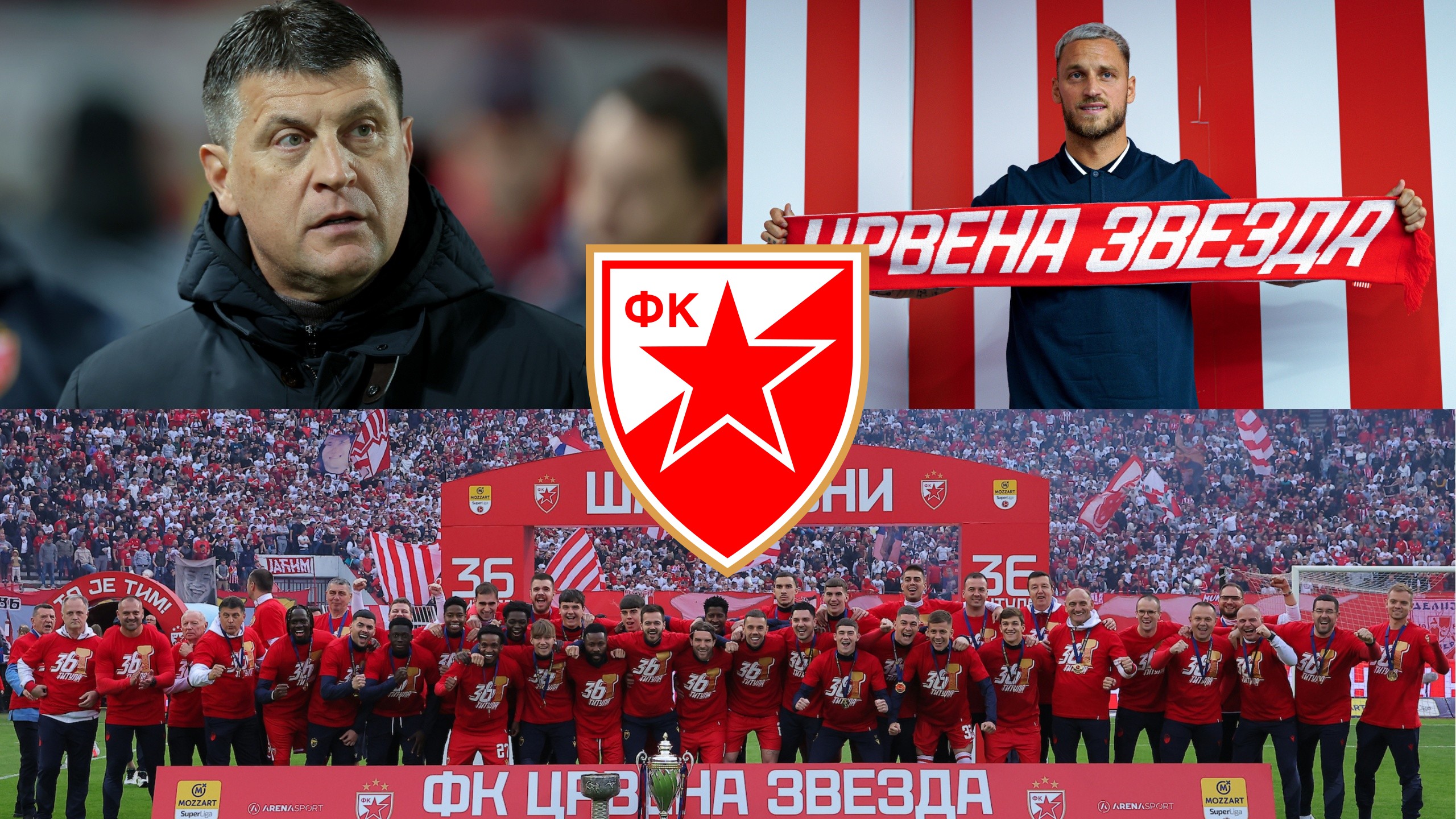 FK CRVENA ZVEZDA – 2025: Dupla kruna, istorijski prelazni rok, Stanković umesto Milojevića drugi put!