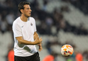 Partizan v Hamrun during the UEFA Conference League