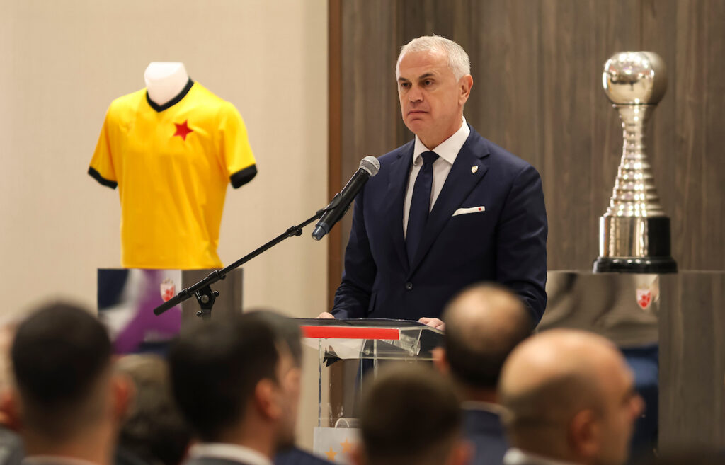 ZVEZDAN TERZIĆ ODRŽAO GOVOR: „Zvezda je svojim rezultatima zauvek upisala svoje ime među najveće klubove sveta!“