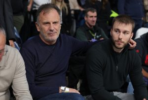 TAMO GDE JE OTAC STAO: Sin Željka Obradovića prati meč Partizana!
