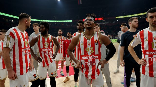 ZVEZDA PALA NA TABELI EVROLIGE: Crveno-beli sada na samo dve pobede od plej-ina!