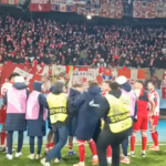 ZVEZDA JE VEČNA DOK SU JOJ DECA VERNA: Mladi navijač utrčao među igrače, Katai ga branio od obezbeđenja!