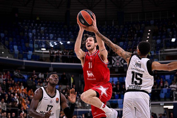 (POLUVREME) PARTIZAN ZAOSTAJE, ALI NE ODUSTAJE: Crno-beli pokleknuli pred kraj poluvremena!