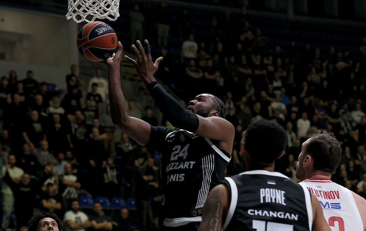 Partizan v Olympiacos basketball match of Euroleague 2025/2026 round 22 on January 14. 2026. in Belgrade, Serbia. Partizan v Olympiacos basketball match of Euroleague 2025/2026 round 22 on January 14. 2026. in Belgrade, Serbia.