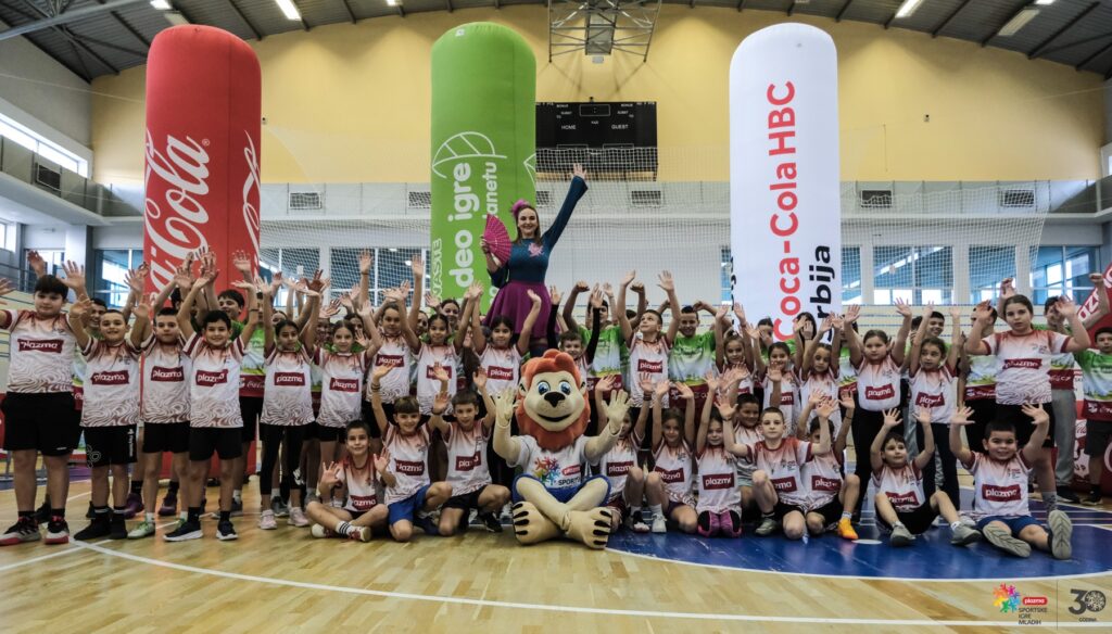 Zero Waste program i Coca-Cola Cup obeležili početak 13. sezone Plazma Sportskih igara mladih u Srbiji