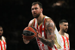 Virtus Bologna v Crvena Zvezda basketball match of Euroleague 2025/2026 round 24 on January 23. 2026. in Bologna, Italy.
