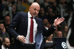 Virtus Bologna v Crvena Zvezda basketball match of Euroleague 2025/2026 round 24 on January 23. 2026. in Bologna, Italy.