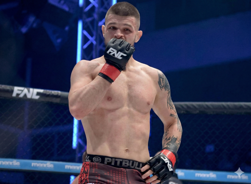 SRBIN „USPAVAO“ ČEŠKOG HULIGANA: Veljko Aleksić dominacijom u Slavonskom Brodu nastavio brutalan niz!