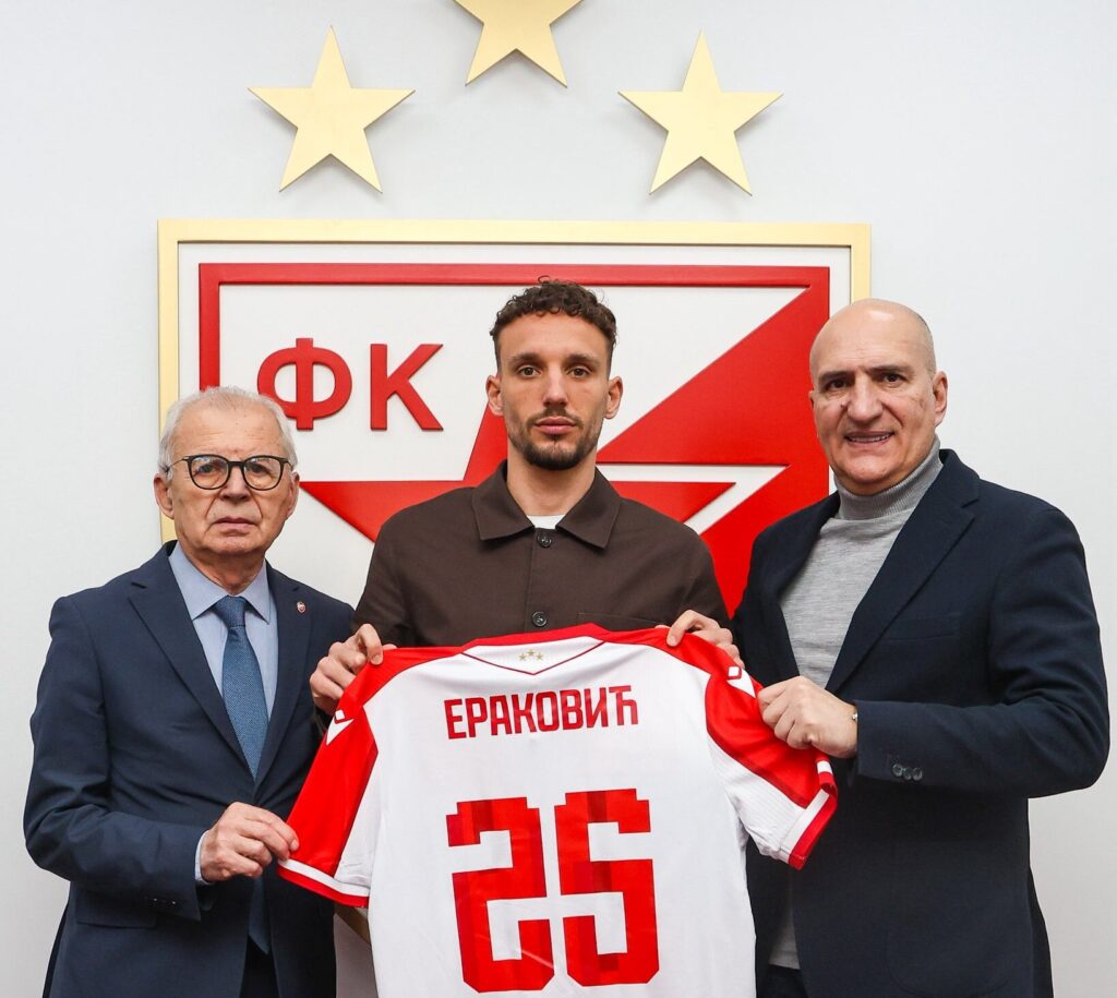 ZVANIČNO: Strahinja Eraković je novi-stari fudbaler Crvene zvezde!