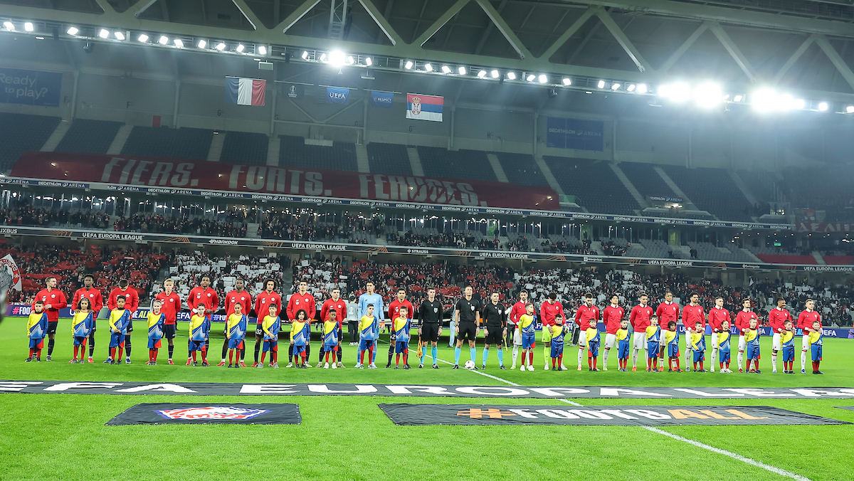 Lille v Crvena Zvezda, UEFA Europa League knock out play offs 1st leg, season 2025/2026 Lille v Crvena Zvezda, UEFA Europa League knock out play offs 1st leg, season 2025/2026