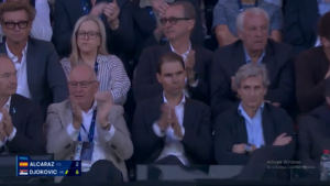 NADAL BAŠ I NIJE SREĆAN: Reakcija Španca na osvojen Novakov set sve govori! (VIDEO)