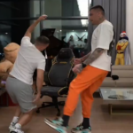 HAOS U LAJVU BAKE PRASETA I DŽOKERA ILIĆA: MMA borac ga udario nogom, jutjuber završio u bolovima na podu!