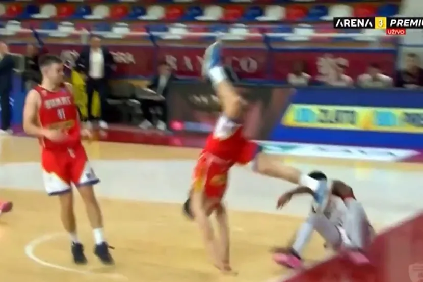 STRAVA I UŽAS: Igrač jezivo pao na meču FMP-a i Borca, scena od koje se ledi krv u žilama!
