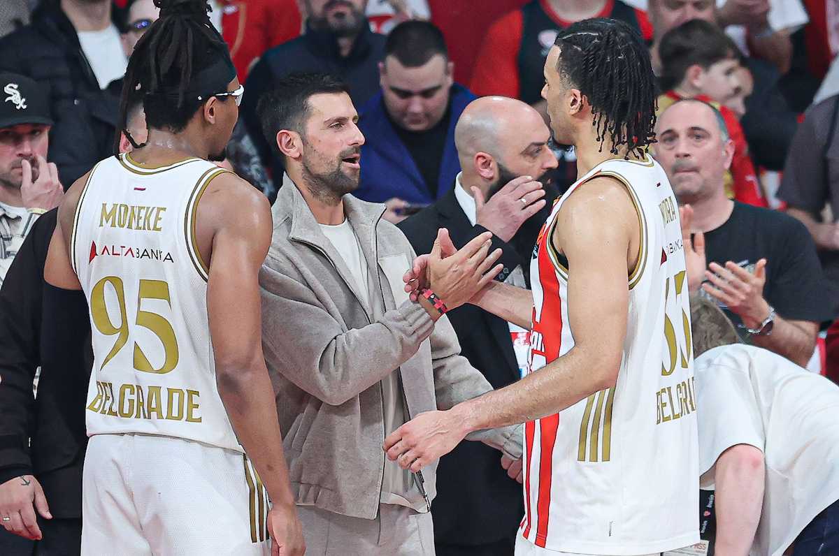 SCENA KOJA JE ZAPALILA MREŽE: Evo šta je Novak uradio po završetku utakmice između Zvezde i Olimpijakosa!