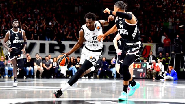 PARTIZAN SRUŠIO VIRTUS USRED BOLONJE: Bonga vodio crno-bele do velikog trijumfa!