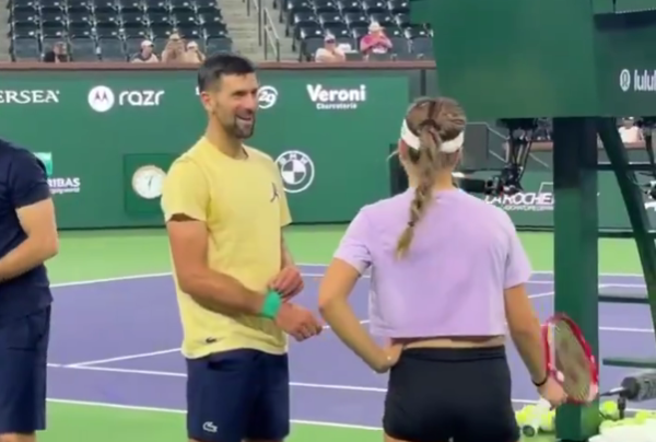 NAJLEPŠA SVETSKA TENISERKA U DRUŠTVU SVOG IDOLA: Novak Đoković pripreme za Indijan Vels provodi sa teniskim čudom srpskog porekla!