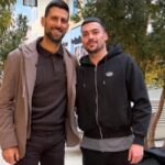 RADONJIĆ SE POKLONIO NAJVEĆEM: Fudbaler Zvezde objavio sliku sa Novakom, njegov opis na fotografiji sve govori!