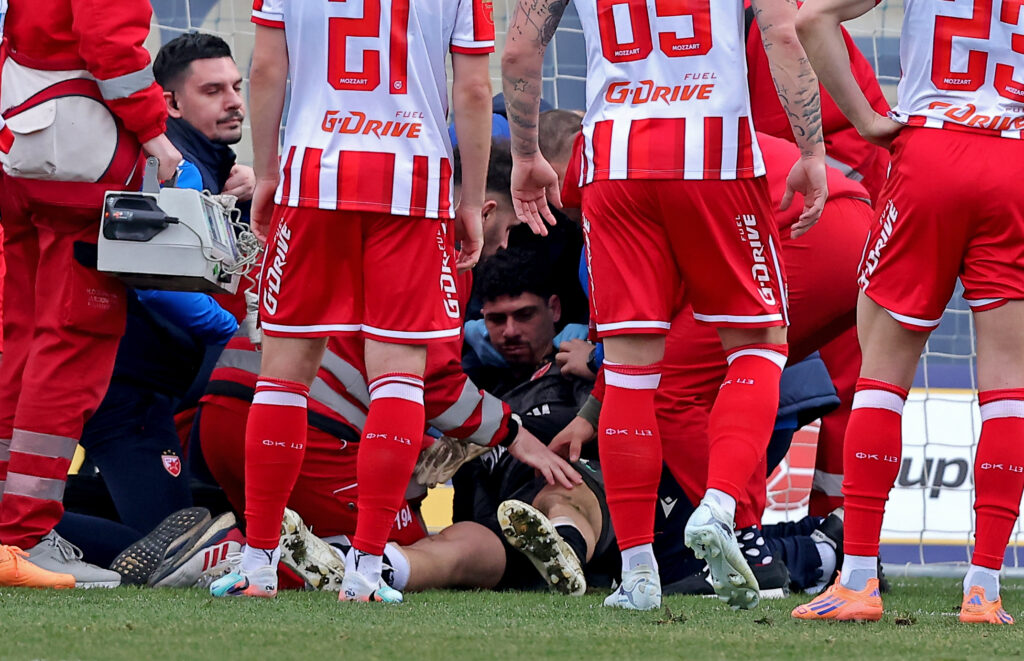 OGLASIO SE MATEUS: Golman Crvene zvezde se obratio javnosti nakon potresa mozga! (FOTO)