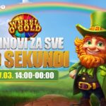 MINUT BESPLATNE SLOT ZABAVE NA IGRI WHEEL O’ GOLD: Ulogujte se, pokrenite igru i uživajte u 60 sekundi besplatnih spinova!