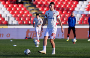Radnicki 1923 v Crvena Zvezda football match of Mozzart Bet Super League round 25 at Cika Daca Stadium in Kragujevac, Serbia on February 29th.