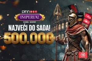 IMPERIAL UZVRAĆA UDARAC – OD SADA DŽEKPOT RASTE I DO 500.000 DINARA!  U svim PinnBet lokalima