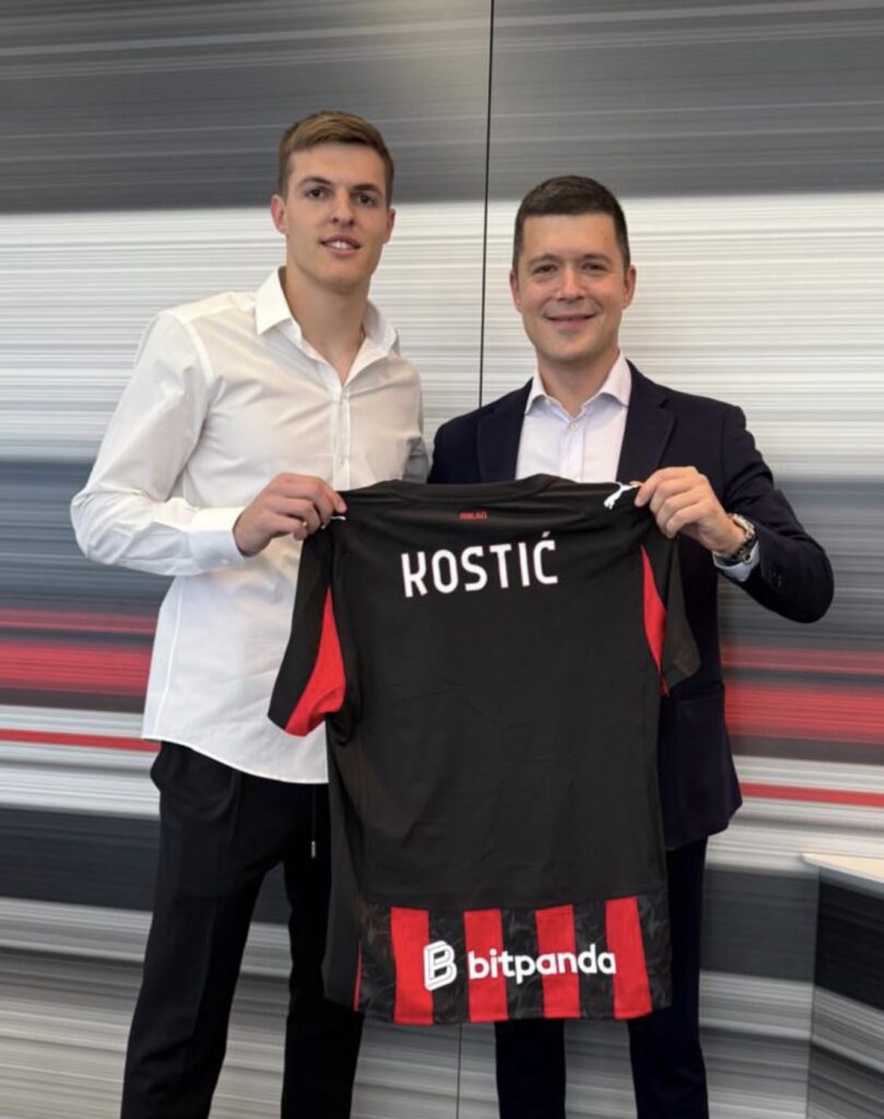 PARTIZANU MILIONI ZA BISERA: Kostić potpisao za Milan, ali neće još u redove italijanskog velikana!