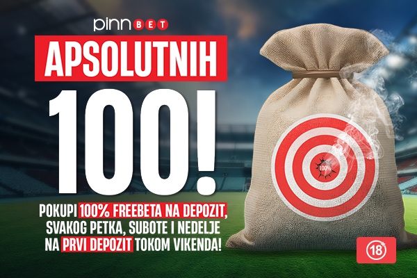VIKEND POČINJE DUPLOM ŠANSOM  Povećajte zabavu za 100%!