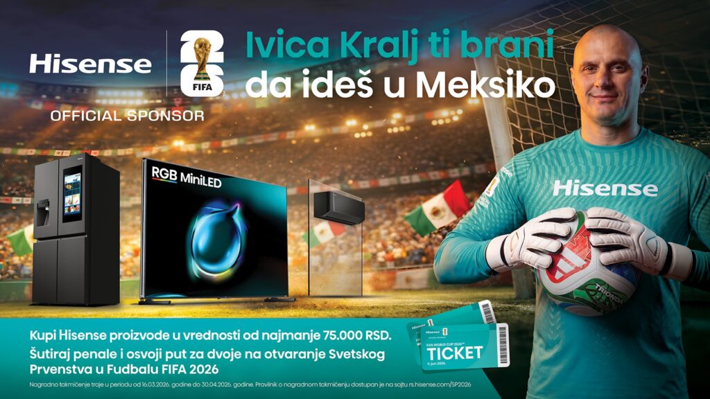HISENSE VAS VODI NA SVETSKO PRVENSTVO U FUDBALU: Ko ti brani da ideš u Meksiko – poznati svi detalji!