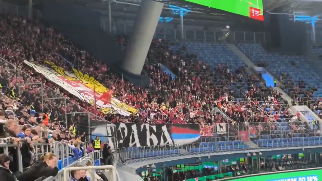 JEDNOM BRAĆA – UVEK BRAĆA: Ceo stadion u Rusiji skandirao „Kosovo – Srbija“!