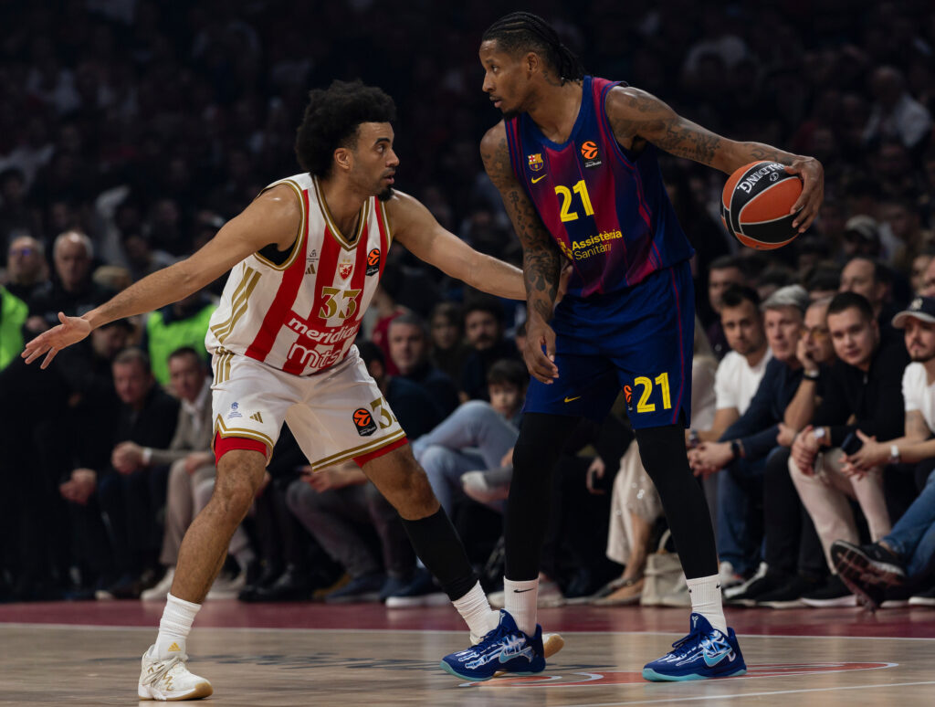 (POLUVREME) ZVEZDA JEDNOSTAVNO NEMA REŠENJE ZA KLAJBURNA I PANTERA: Barselona kao da već sada igra na Fajnal-foru!