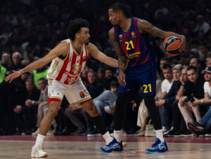 (POLUVREME) ZVEZDA JEDNOSTAVNO NEMA REŠENJE ZA KLAJBURNA I PANTERA: Barselona kao da već sada igra na Fajnal-foru!