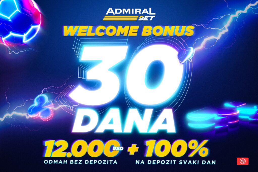 MESEC DOBRODOŠLICE – BONUS KOJI TRAJE 30 DANA!