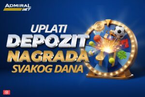 TOČAK SREĆE NA KOJEM SVI DOBIJAJU – SVAKI DEPOZIT DONOSI NOVU ŠANSU: Danas uplatite, sutra zavrtite i osvojite zagarantovanu nagradu!
